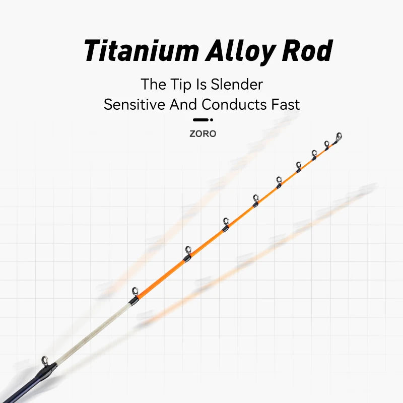 LEYDUN ZORO Light Fishing Rods 145M/H 58g/55g 175H 63g Tianium Tip Cuttlefish LEYDUN Casting Rod Squid Boat Webfooted