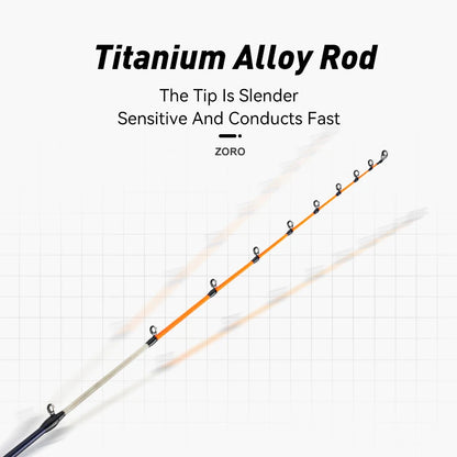 LEYDUN ZORO Light Fishing Rods 145M/H 58g/55g 175H 63g Tianium Tip Cuttlefish LEYDUN Casting Rod Squid Boat Webfooted