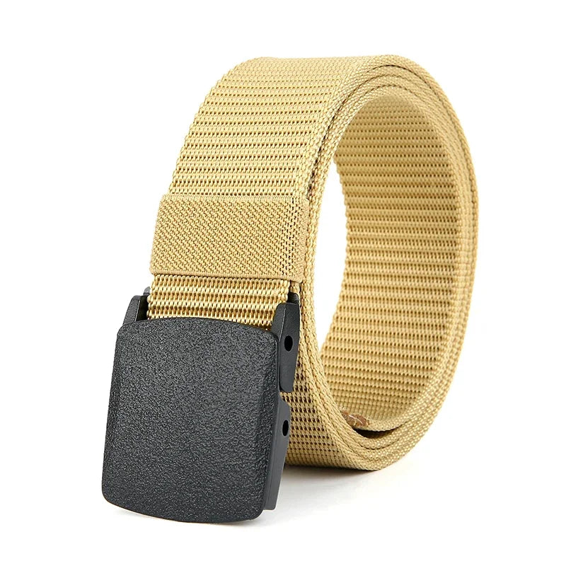 Military Automatic Buckle Nylon Belt Outdoor Hunting Multifunctional Tactical Canvas Belt High Quality Men Belt  2026