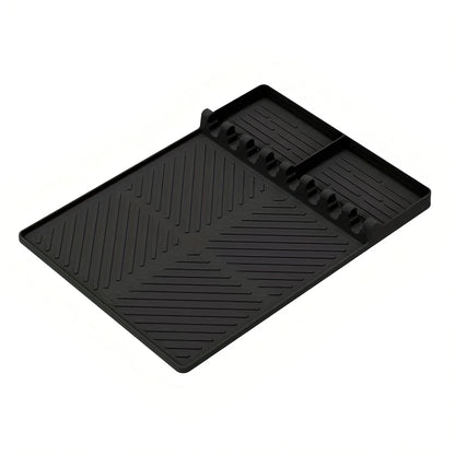 1PC，Silicone Grill Mat Mat Drip Pad Spatula Mat Food Grade BBQ Pad Outdoor Grill Kitchen Grill Side Shelf Tools Griddle Tools