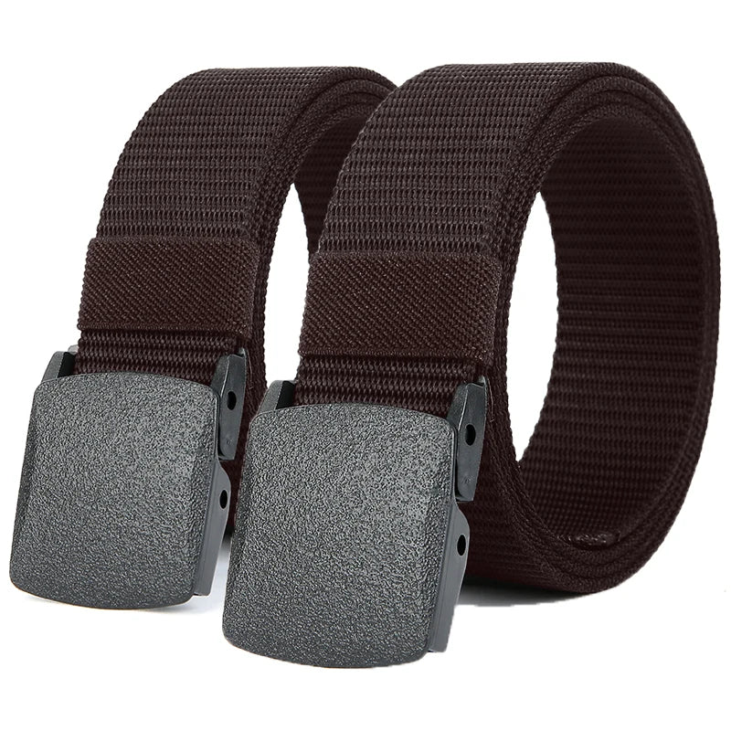 Military Automatic Buckle Nylon Belt Outdoor Hunting Multifunctional Tactical Canvas Belt High Quality Men Belt  2026