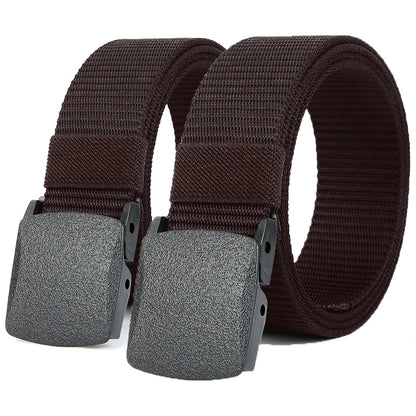 Military Automatic Buckle Nylon Belt Outdoor Hunting Multifunctional Tactical Canvas Belt High Quality Men Belt  2026