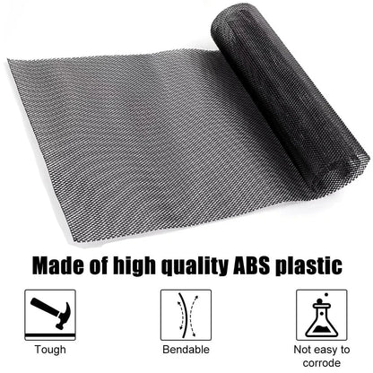 Universal Car Grill Mesh Aluminum Alloy Auto Grille Insert Bumper Rhombic Hole Mesh 120*40cm Car Radiator Grill