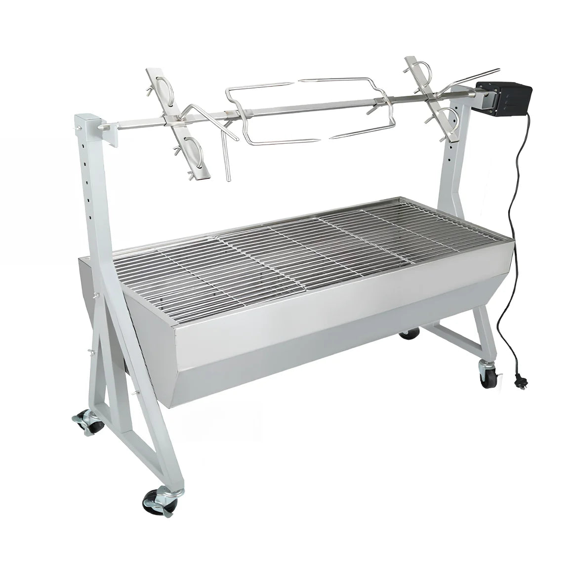 Electric and Charcoal Rotisserie Grill, Specially Designed for Succulent Lamb and Chicken Rotisseries
