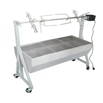 Electric and Charcoal Rotisserie Grill, Specially Designed for Succulent Lamb and Chicken Rotisseries