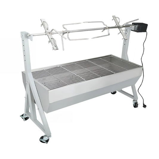 Electric and Charcoal Rotisserie Grill, Specially Designed for Succulent Lamb and Chicken Rotisseries