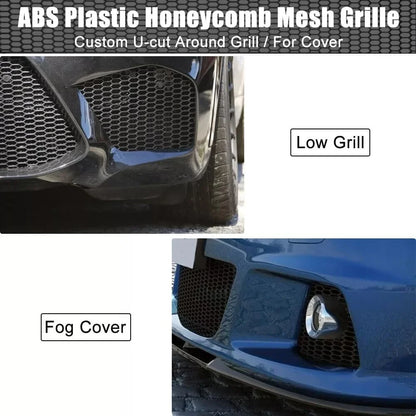 Universal Car Grill Mesh Aluminum Alloy Auto Grille Insert Bumper Rhombic Hole Mesh 120*40cm Car Radiator Grill