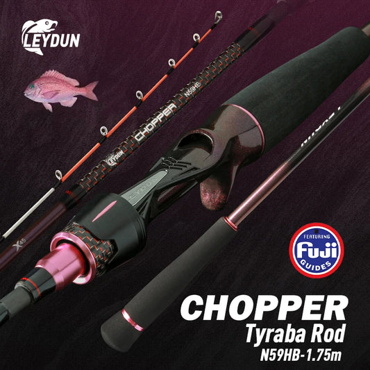 LEYDUN Red Sea Bream Tyraba Fishing Rods 1.75M Super Light Tianium Tip seawater Casting rod Boat fishing Rod
