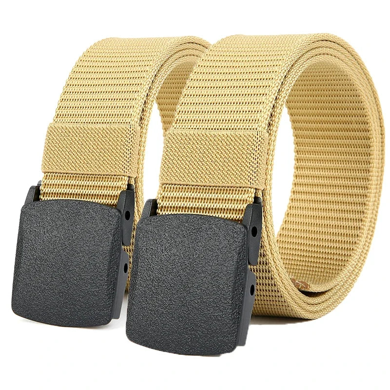 Military Automatic Buckle Nylon Belt Outdoor Hunting Multifunctional Tactical Canvas Belt High Quality Men Belt  2026