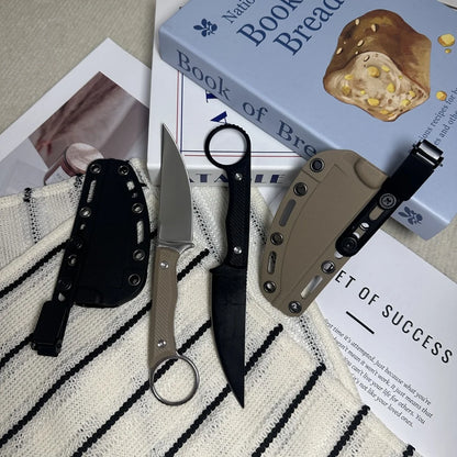 MKC WARGOAT Straight Knife Magnacut Stainless Steel Blade Outdoor Camping Hunting Military Tactical Self Defense Practical Knife