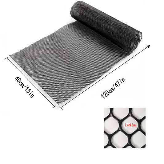Universal Car Grill Mesh Aluminum Alloy Auto Grille Insert Bumper Rhombic Hole Mesh 120*40cm Car Radiator Grill