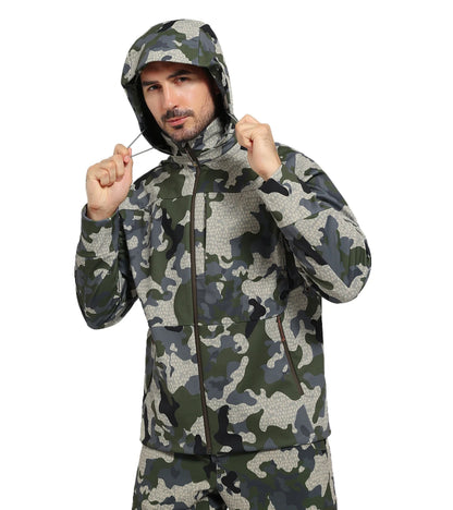 Men's Jetstream 3-in-1 Fleece Hunting Jacket Windproof Waterproof Breathable Lightweight Functional Steam Permeable