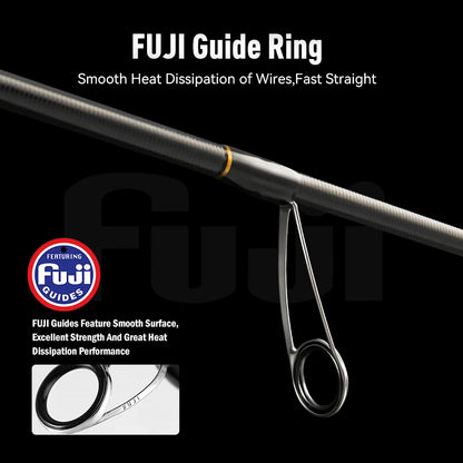 LEYDUN NAMI Ultralight Ajing Rock Fishing Rods 50g S74UL Solid Tip T1100 Fuji Guide Spinning Rods 0.3-5g Lure Weight