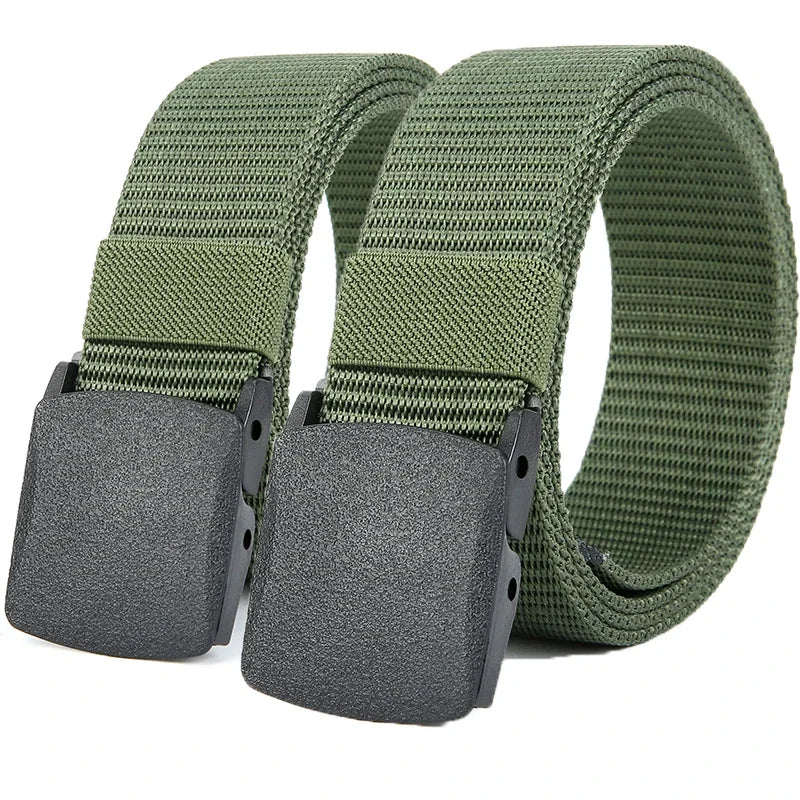 Military Automatic Buckle Nylon Belt Outdoor Hunting Multifunctional Tactical Canvas Belt High Quality Men Belt  2026