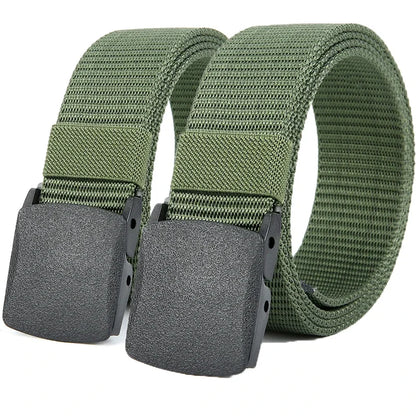 Military Automatic Buckle Nylon Belt Outdoor Hunting Multifunctional Tactical Canvas Belt High Quality Men Belt  2026