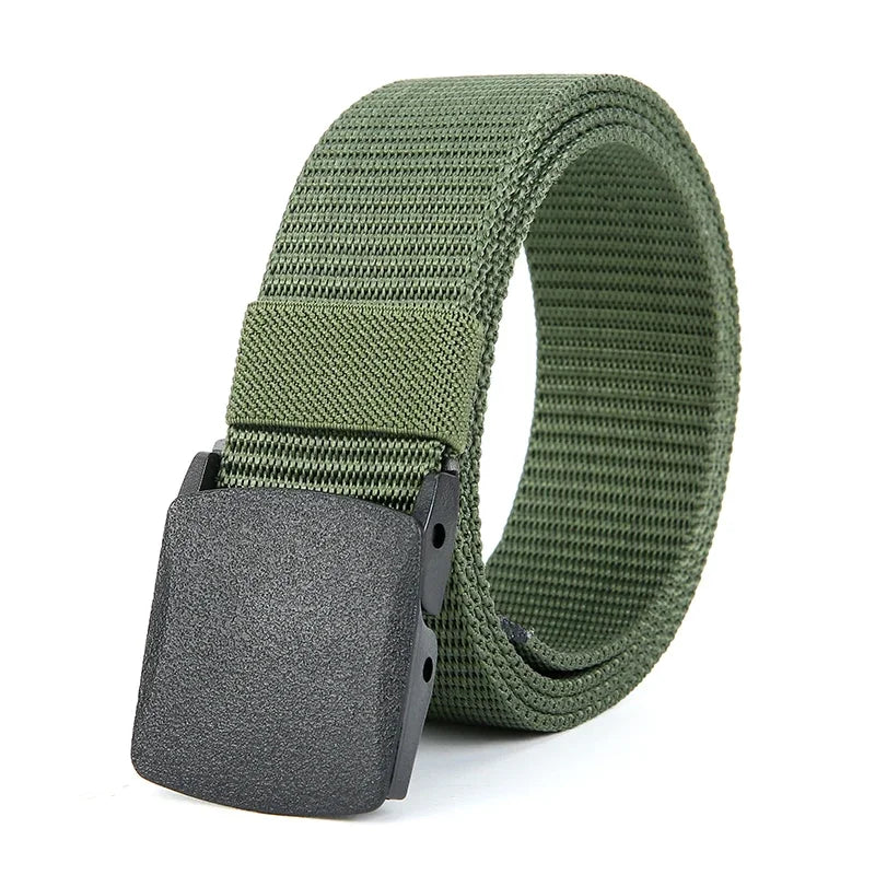 Military Automatic Buckle Nylon Belt Outdoor Hunting Multifunctional Tactical Canvas Belt High Quality Men Belt  2026