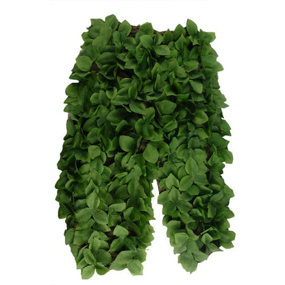 Sticky Flower Bionic Camouflage Leaves Green Leaves Suit Hunting Fishing Ghillie Suit Wear-Resistant Tactical CS Combat Clothes