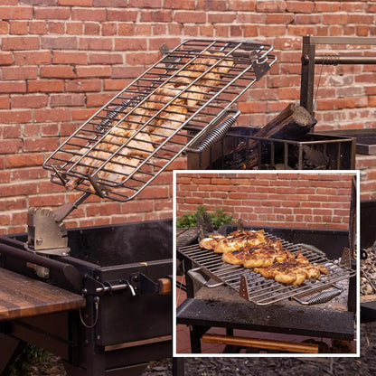 Outdoor BBQ Grill Argentinian  with  Charcoal Powder Coated Steel