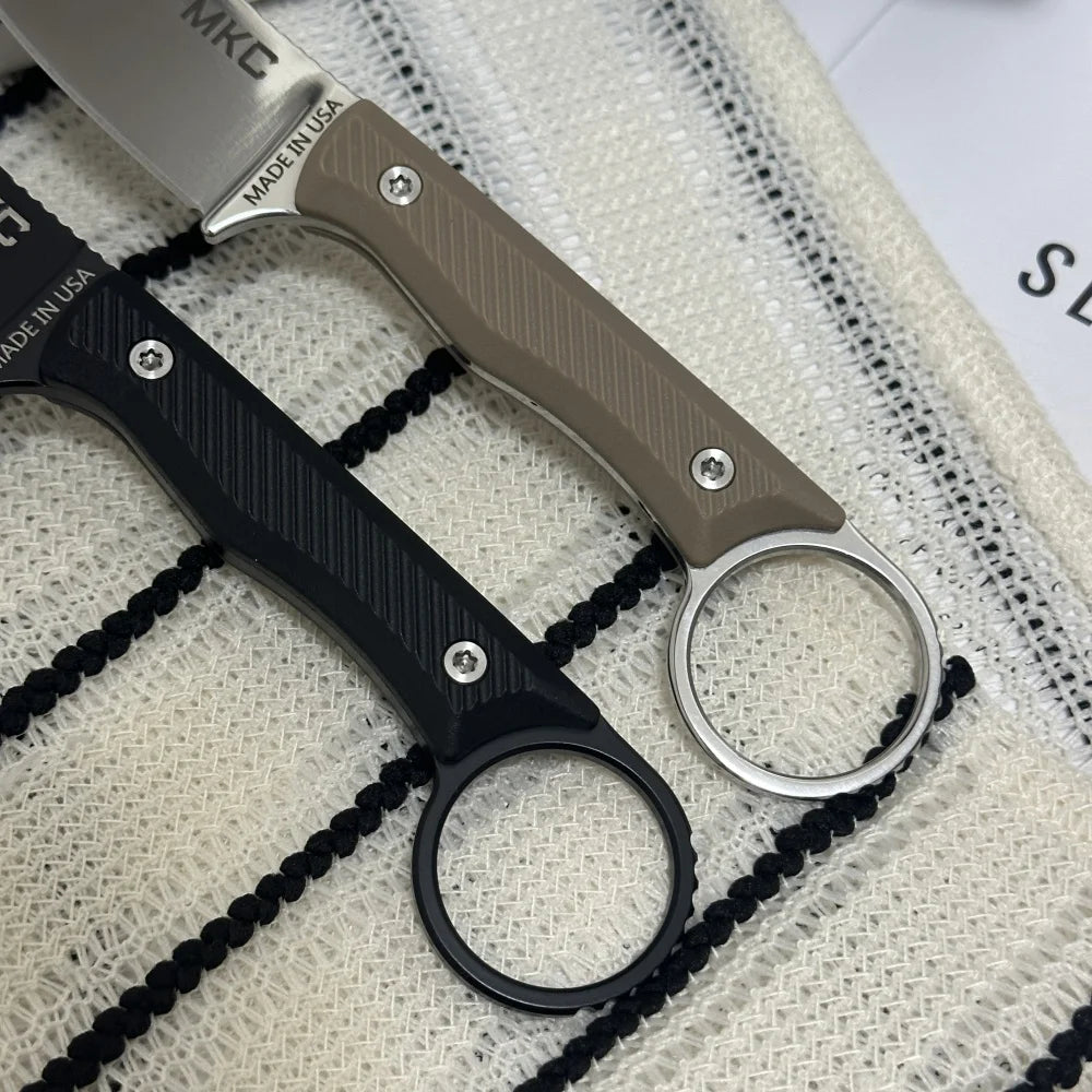 MKC WARGOAT Straight Knife Magnacut Stainless Steel Blade Outdoor Camping Hunting Military Tactical Self Defense Practical Knife