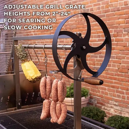 Outdoor BBQ Grill Argentinian  with  Charcoal Powder Coated Steel