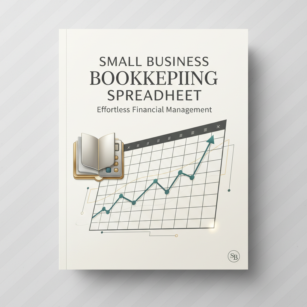 Small Business Bookkeeping Spreadsheet cover