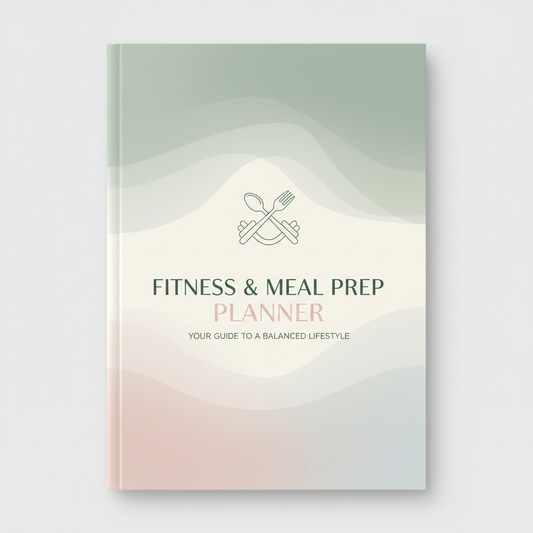 Fitness and Meal Prep Planner cover